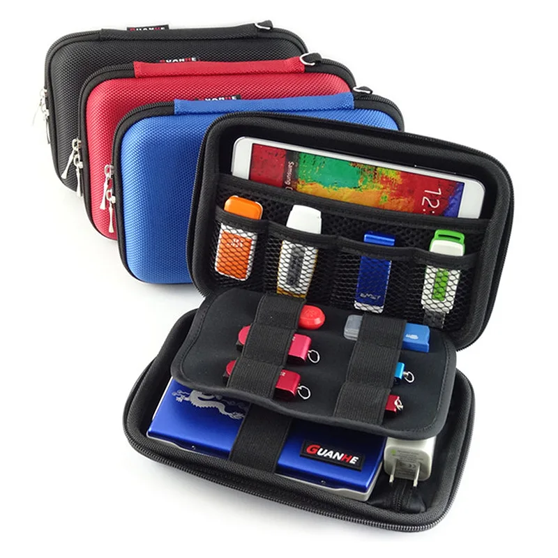 

Manufacturers Currently Available Mobile Hard Disk Package Charger Bag Game Console Storgage Bag Wallet USB Drive U Shield Earph