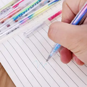 

10pcs Korean Rainbow Gel Pens Writing Painting Marker Pen DIY Album Photo Decor