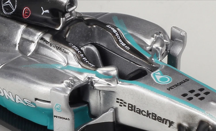 Bburago 1:43 Масштаб Мини Металл литья под давлением F1 автомобиль Formulaa 1 модель Mercedes Benz гоночный автомобиль W05/W07 сплав игрушка автомобиль коллекция детский подарок