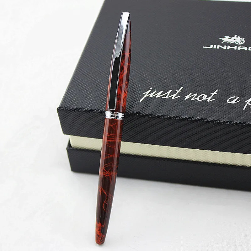 Подлинная Jinhao 156 авторучка полностью Металлическая Jinhao X450 ручка с мраморным узором серебряный зажим 0,5 мм Средний канцелярканцелярские