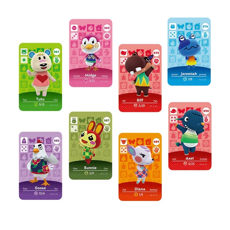 61 до 90 карточка для скрещивания животных Amiibo NS игр серии 1 | Безопасность и защита