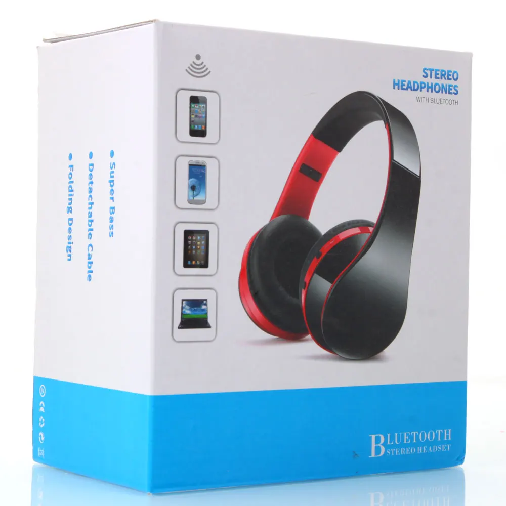 NX 8252 Portable Wireless Headphones Bluetooth Headset Foldable Stereo Gaming Earphones With Microphone For IPad Mobile Phone