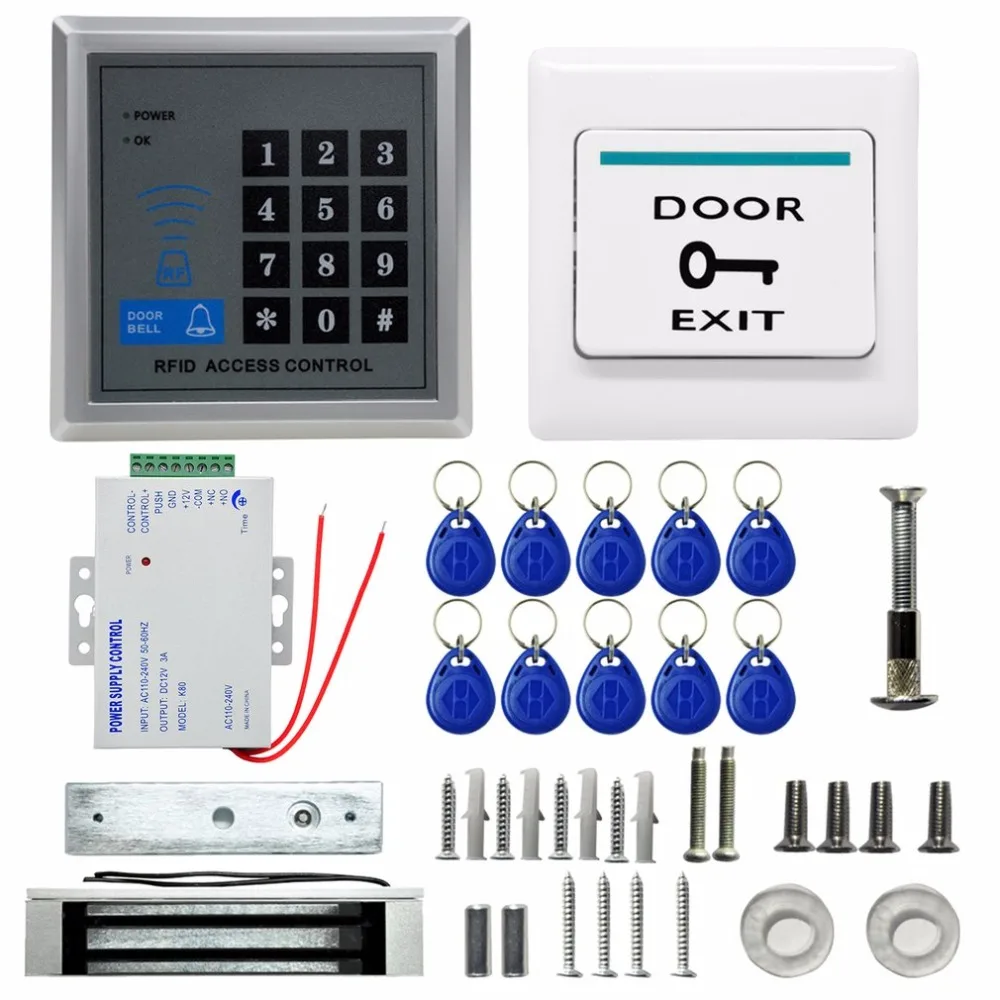

Direct Factory Electric Door Lock Magnetic Modern Access Control System ID Card Password Proximity Door Entry Keypad For Door