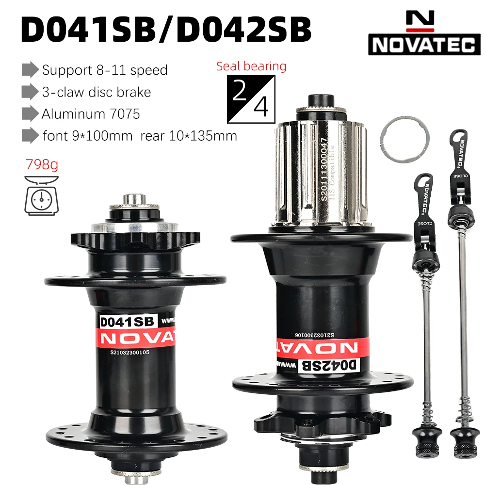 Mozzo Novatec D041SB D042SB freno scheda disco MTB mozzo Mountain Bike  cuscinetto mozzi bici anteriore/posteriore 28 32 36 fori 8/9/10/11/12  velocità|Bicycle Hubs| - AliExpress