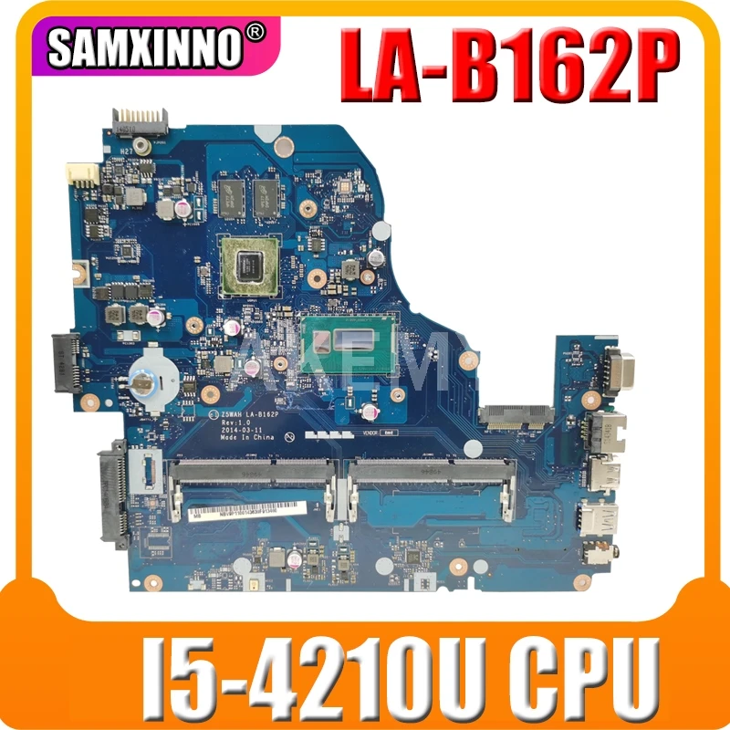 AKemy Z5WAH LA-B162P REV 1 0 NBMLB11004 NB.MLB11.004 для Acer aspire E5-571G материнская плата I5-4210U CPU 820M graphics |