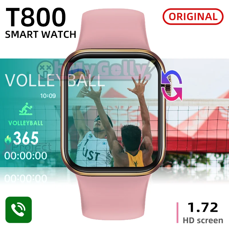 T800 Smart Watch Heart Rate Monitor Make And Answer Call Tracker Fitness smartwatch Custom watch face PK IWO 12 x16 iwo 13 lite |