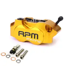 Мотоцикл об/мин Тормозной Суппорт тормозной насос 4 поршня 82 мм крепление для Yamaha Kawasaki скутер Rsz Jog Force Dirt Bike