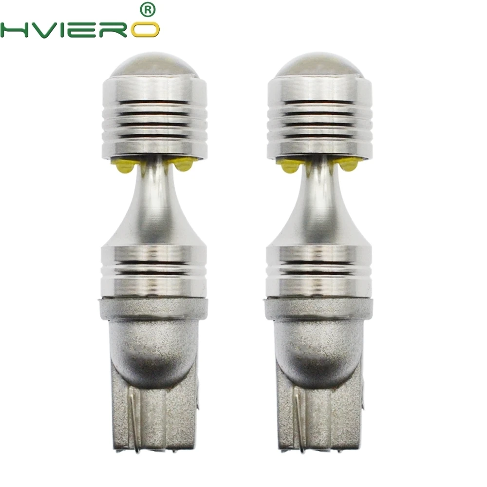 2X T10 194 W5W 30W 6SMD White LED Car Xenon HID Width Wedge Light Bulb Canbus