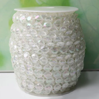 

10/30 Meters Crystal Glass Beads Curtains Window Door Crystal Curtain for Doors Living Room Wedding Party Christmas Decoration