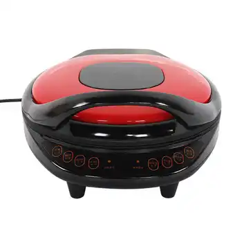 

180 Degrees Electric Griddle Skillet Baking Pan Non-Stick Pizza Maker Kitchen Cooking Tools Frying Pans 1200W Double Heating