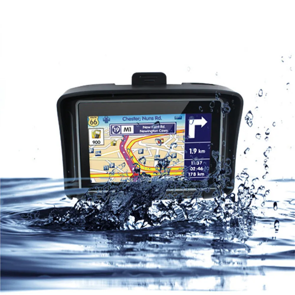 US $91.63 Karadar MT4302 Motorcycle GPS Moto Navigator IPX7 Waterproof Free Map Update WinCE60 System 43 Inch Touchscreen