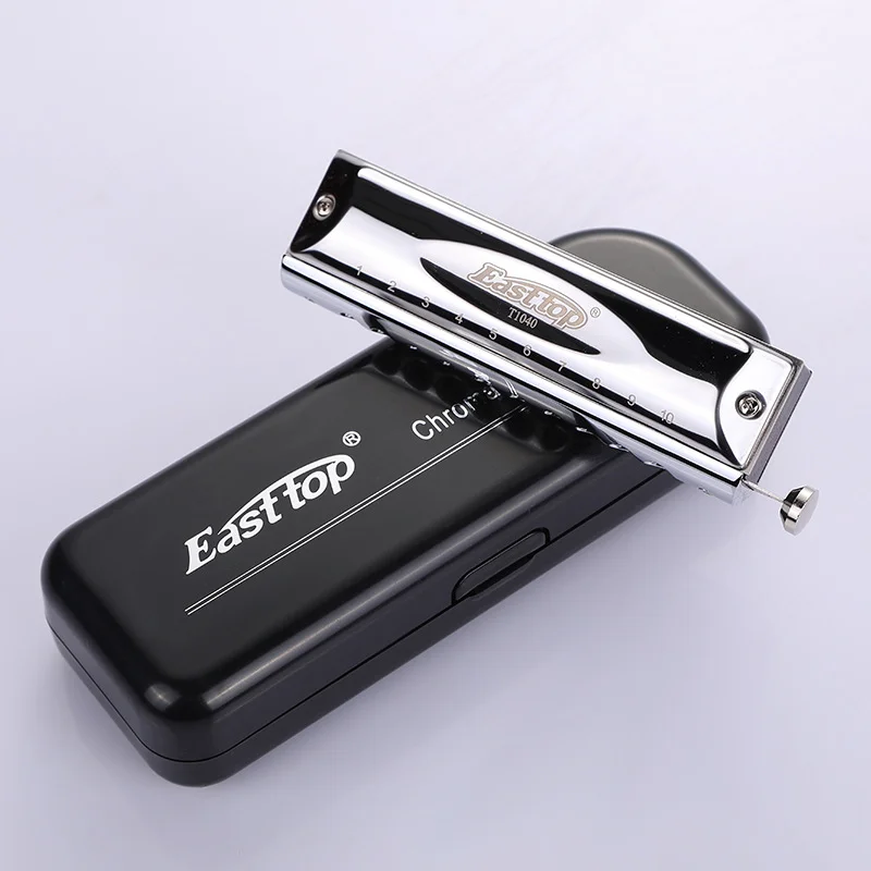 US $22.86 Easttop Chromatic Harmonica 10 Holes Chromatic Harp Mouth Organ Instrumentos Key C ABS Comb Musical Instruments East Top T1040