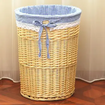 

Dirty hamper rattan storage basket dirty clothes household clothes storage basket with lid hot pot shop clothes storage basket