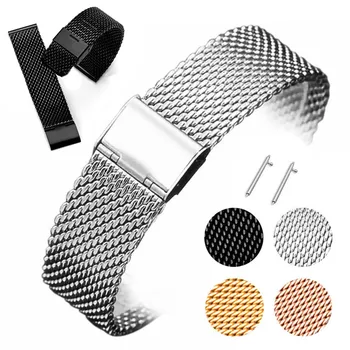 

Stainless Steel Universal 18mm Watch Strap For Garmin Active S Wirststrap Quick Release Watchband For withing steel HR 36mm Belt