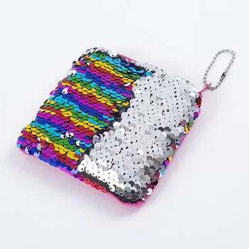 

New Fashion Sequins Square Kids Cute Coin Bag Baby Girls Mini Messenger Bag Cartoon Boys Small Coin Purse Children Handbags