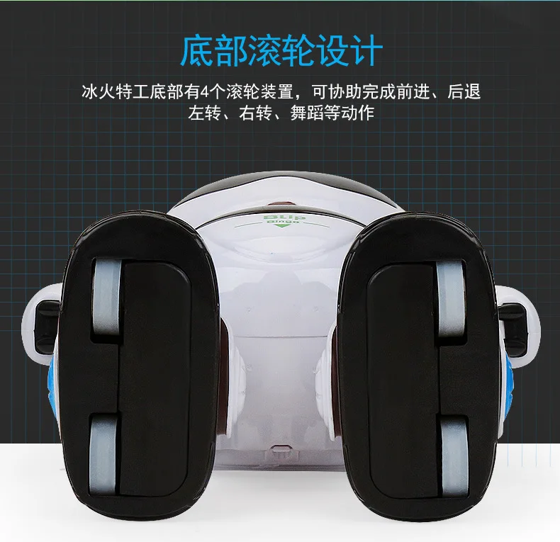 CHILDREN'S Toy Fruit ICE Agent Smart Remote Control Robot Singing Dancing Forward round Steak Robot Models