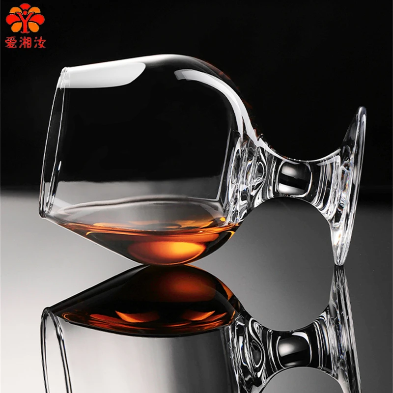 European Brandy Glass Cup Short Legs Cognac Whisky Glass Cocktail Glasses Drinking Glasses 6Pcs
