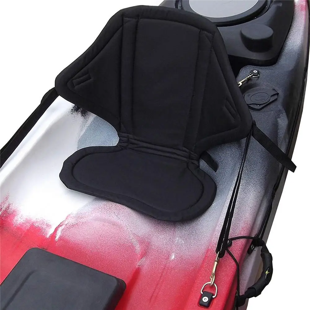 Luxury Kayak Seat Boat Seat Soft UV Resistant Anti-skid Base High Backrest Adjustable Kayak Cushion Seat with Backrest