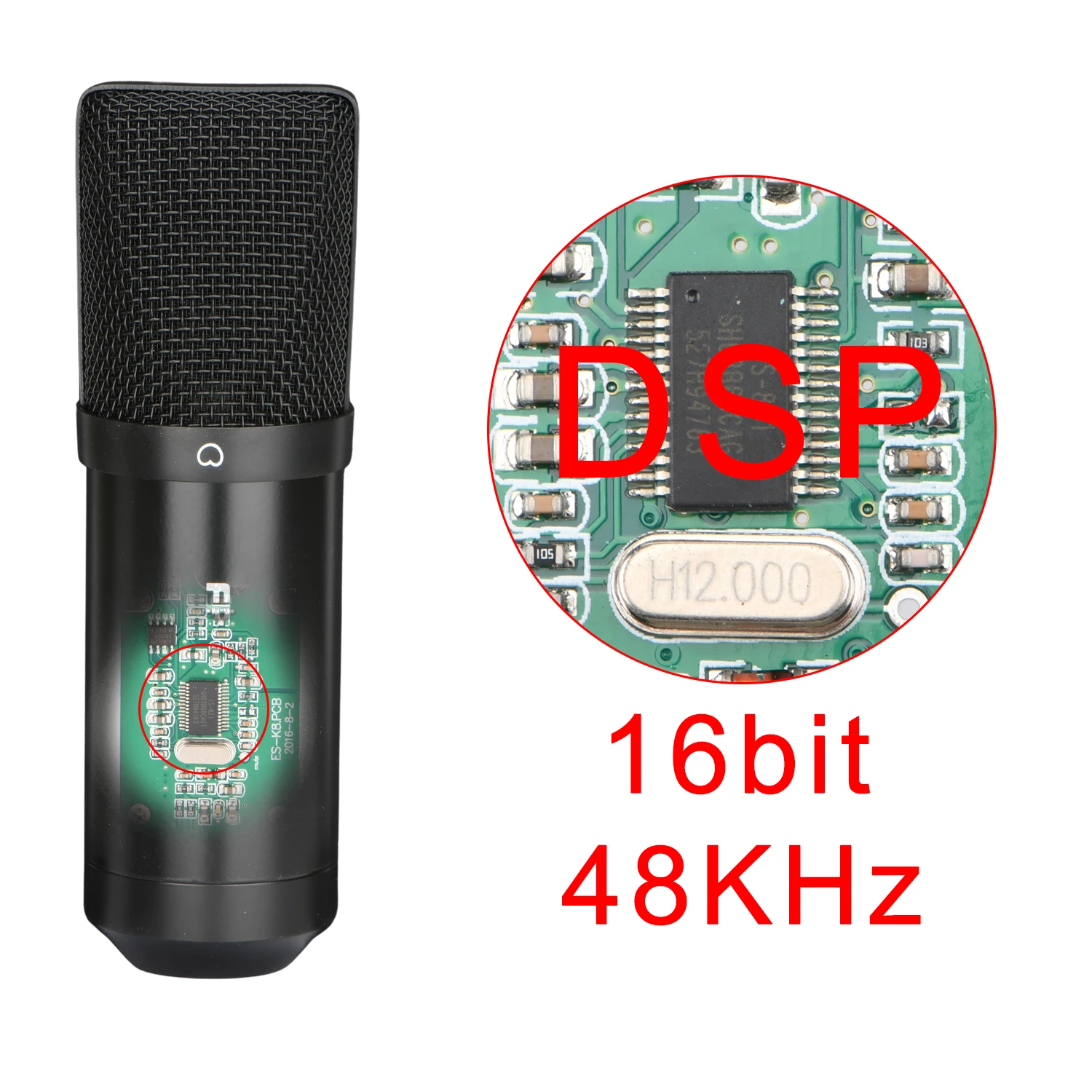 FREEBOSS FB W02 профессиональный проводной конденсаторный микрофон для записи USB
