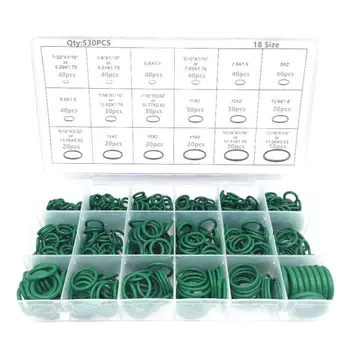 

530Pcs O-Ring Seal Rubber Replacement Air conditioning Hydraulic Gasket