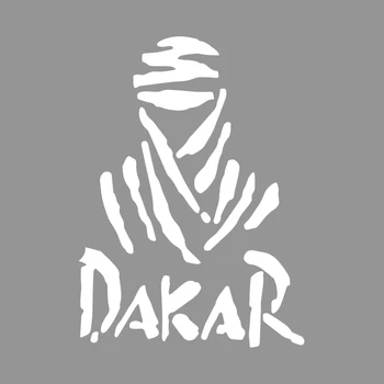 

2 pcs Universal creative white fun DAKAR off-road reflective & waterproof car sticker