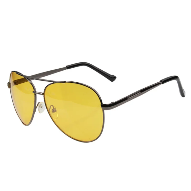 Driver glasses Goggles Aviation Night Driving Yellow Lens Classic Anti Vision Safety For Men | Автомобили и мотоциклы