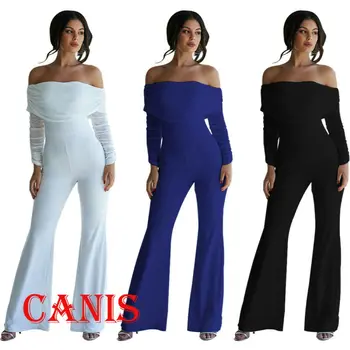 

New Fashion Lady strap wide legs Bodycon Boho Jumpsuit Romper Trousers Clubwear