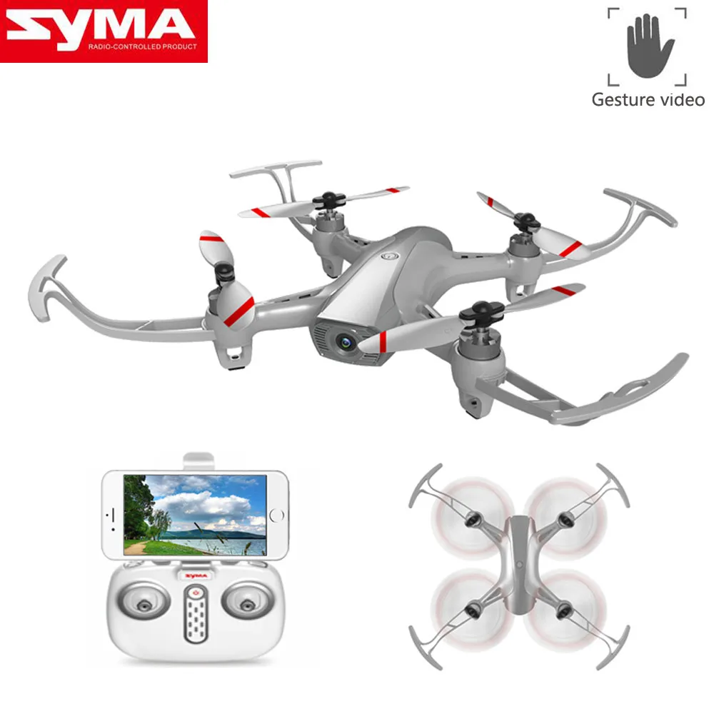 SYMA W1 PRO gps Складная рукоятка FPV с камерой 4K Радиоуправляемый Дрон Квадрокоптер RTF высокая скорость Wi-Fi оптическое позиционирование потока VS H117S
