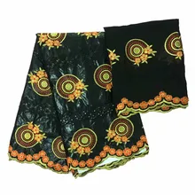 Бассейна riche getzner африканская ткань высокого качества Базен riche ткань с вышивкой Базен Броде для платья