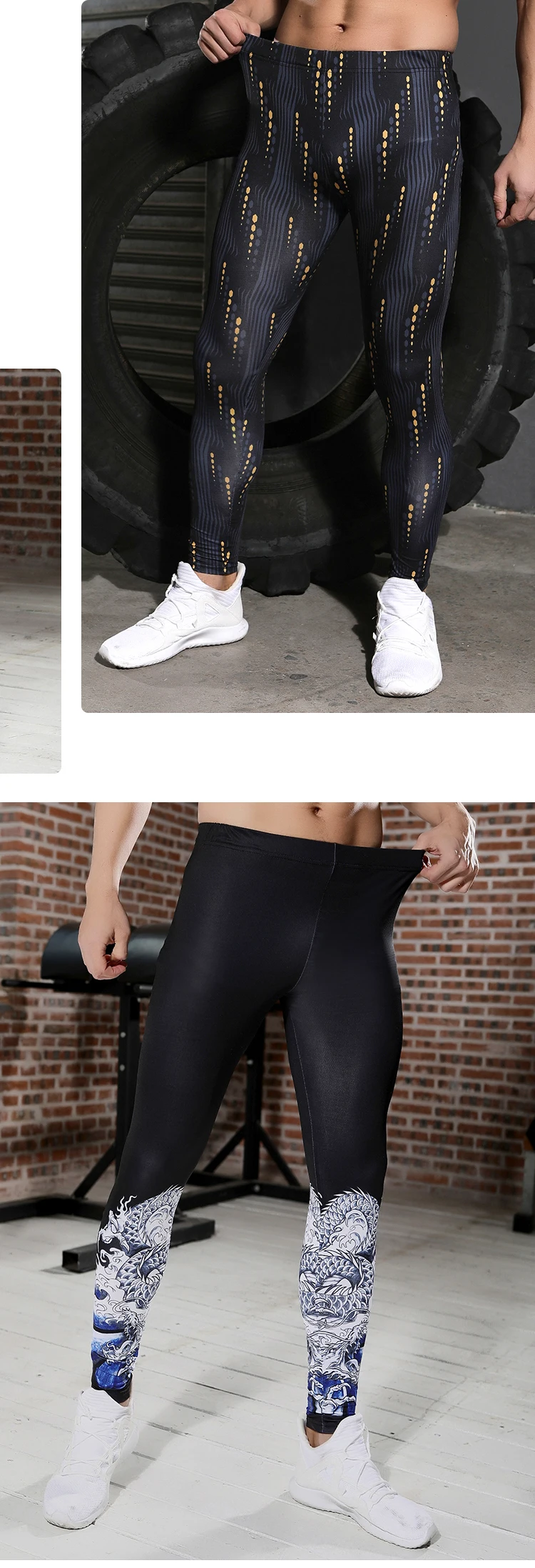 fruit of the loom sweatpants Mens Compression Pants Quick Dry Sportswear Running Tights Men Joggings Workout Gym Legging Fitness Training Sport Bottoms mens jogging bottoms