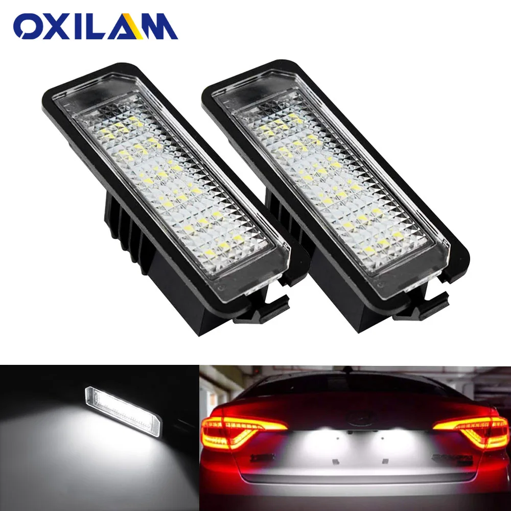 Светодиодная подсветка для номерного знака CANBUS VW CC GOLF MK4 MK5 MK6 Eos Scirocco Rabbit Polo Passat 3C B6