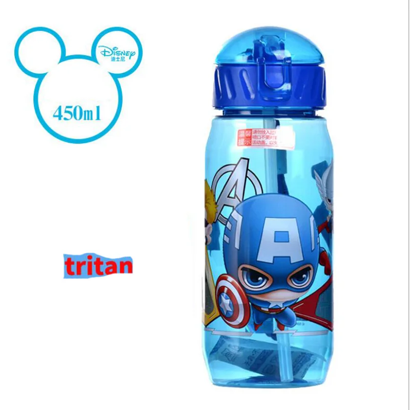 kid water bottle Подарочная бутылка для воды, 450 мл, Спортивная, детская, Студенческая, детская, герметичная, герметичная, брендовые бутылки для воды, Тритан, посуда для напитков - Цвет: kid water bottle