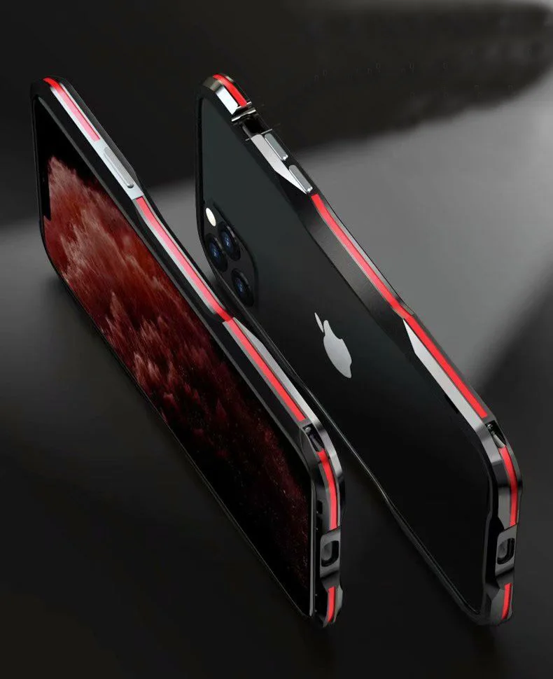 Бампер противоударный Для iphone XR X XS Max 7 8 Plus 11 Pro MAX металлическая рамка шаблон чехол для телефона iphone 11 чехол