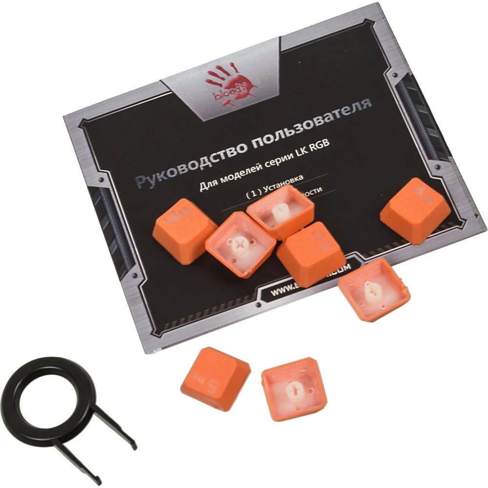 Клавиатура A4 Bloody B820R механическая черный USB for gamer LED