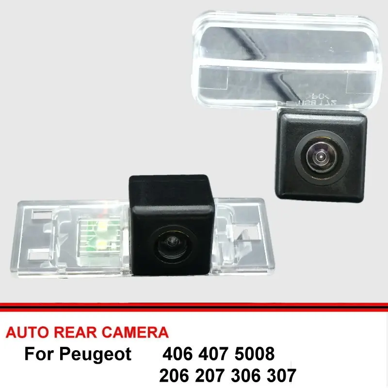 For Peugeot 406 407 5008 206 207 306 307 Night Vision Rear View Camera Reversing Car Back up HD CCD Vehicle Camera|Камера для авто| |