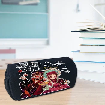 

1Pcs Anime Toilet-Bound Hanako-kun Student Canvas Pen Bag High-capacity Pencil Case Stationery Storage Bags Learning Supplies