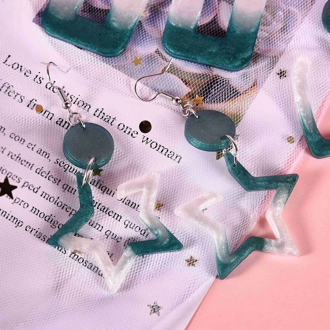 Diy Long Star Earrings Silicone Mold Accessories Resin Molds For Jewelry Earrings Pendant Jewelry Tools Necklace Diy Making Aliexpress