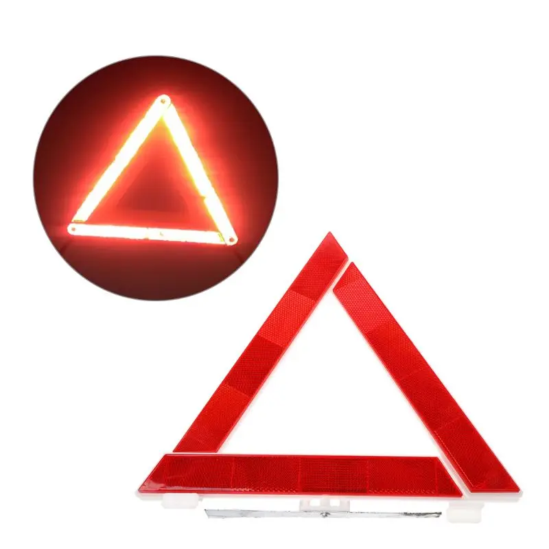 Tanie Trójkąt awaryjny samochodu odblaskowe zagrożenie bezpieczeństwa czerwone ostrzeżenie znak