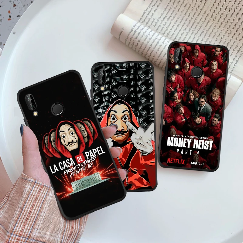 La Casa de papel Phone Case for Huawei P Smart 2019 The Paper House Cover P30 Lite P20 P40 P10 Pro | Мобильные телефоны и
