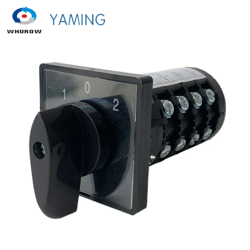 Commutateur Rotatif HZ5B-20/3.0-6 - 7 Positions - 12 Bornes - AC500V 20A - Verrouillé - Pour Circuits De Commande