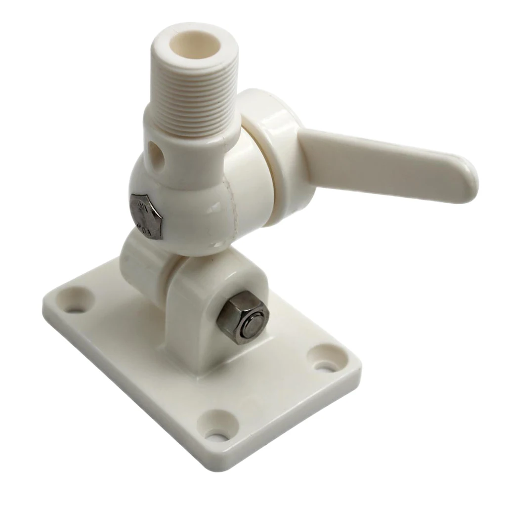 Nylon Adjustable Ratchet Mount Antenna Mount For Marine Boat Caravan