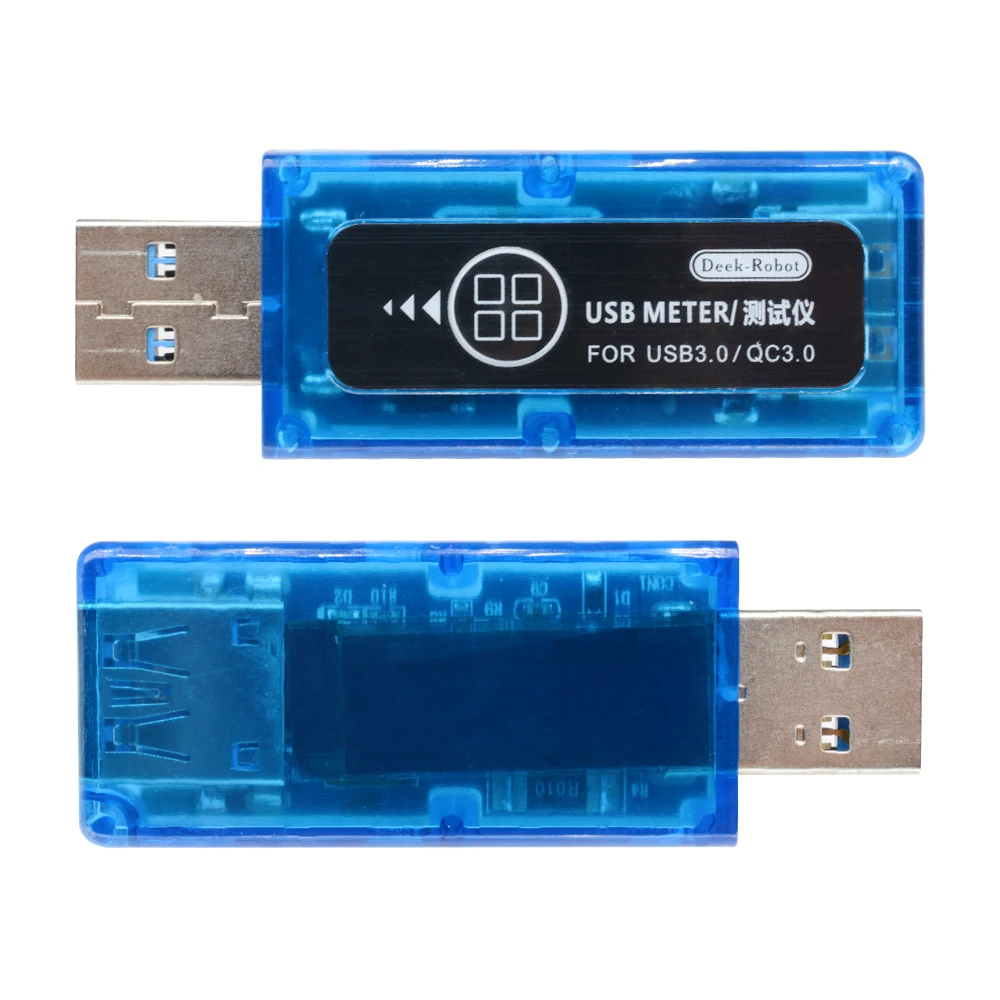 Для USB QC 3,0 QC3.0 Тестер DC 3,7 V-22В 3A 65 Вт OLED цифровой вольтметр Амперметр Мощность Ёмкость тестер