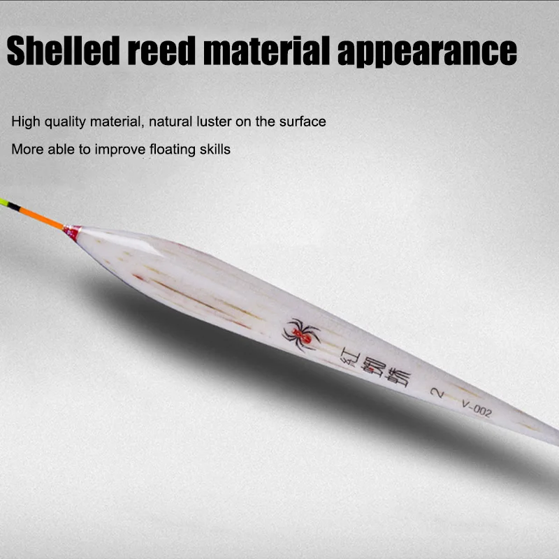 

3 PCS Float Fish Float Shell Reed Material Fiber Design Carbon Drift Foot Quality Fish Tools &T8
