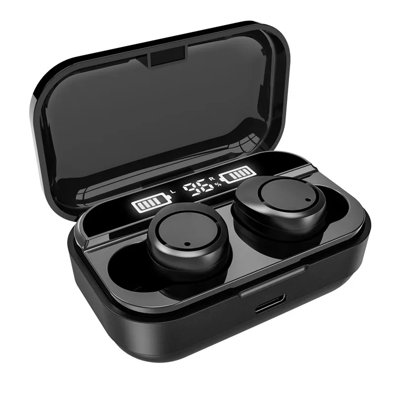X5 TWS Bluetooth 5.0 Earphone Wireless In-Ear Earphones Mini Stereo Sports Headset LED Display For All Smart phones