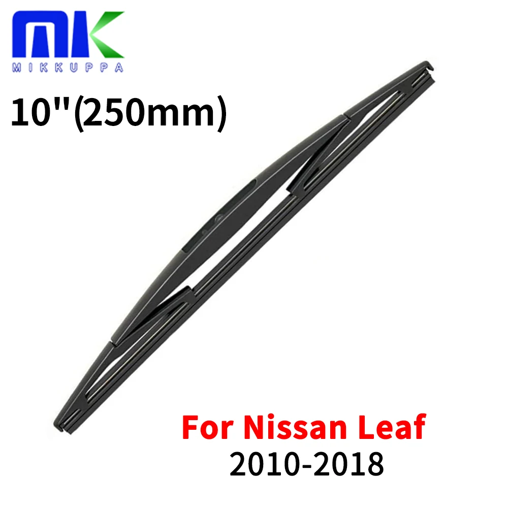 10" Rear Wiper Blade For Nissan Leaf 5-door Hatchback 2010-2012 2013 2014 2015 2016 2017 2018 Windshield Windscreen Rear Window