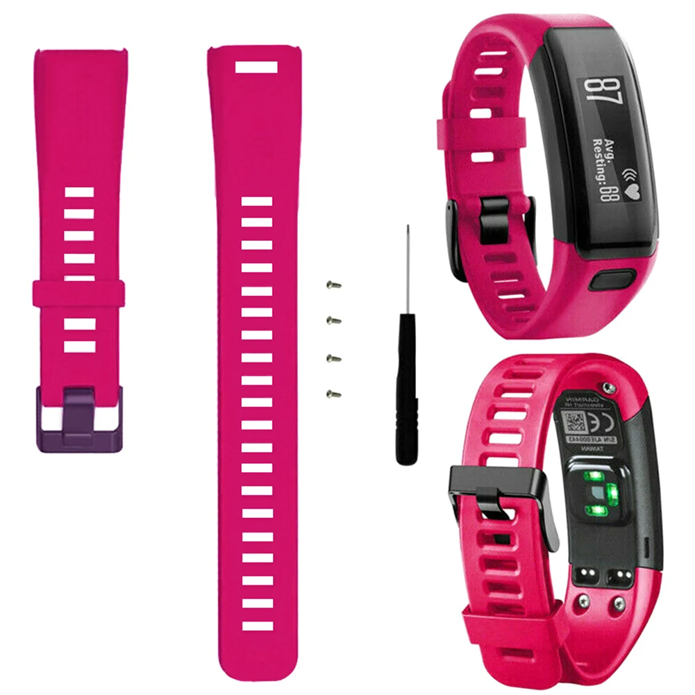 Силиконовый мягкий браслет сменные ремешки для часы Garmin vivosmart HR