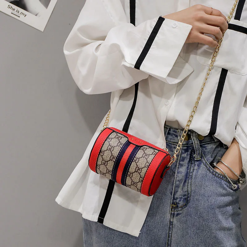 

2020 New Style Children's Bags Korean-style Mini round Bag Men And Women Child Parent And Child Fashion Shoulder Chain Purse
