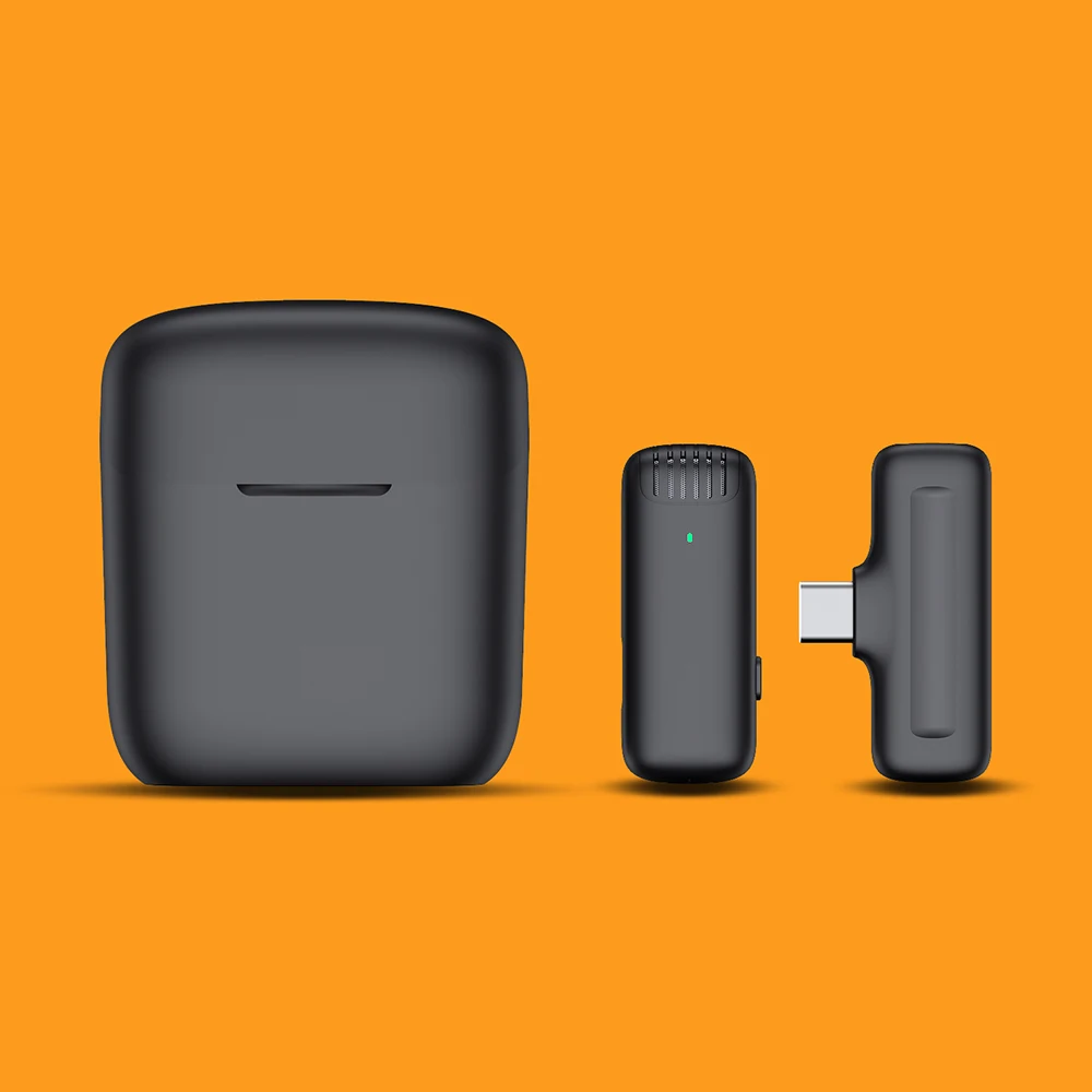 Microfone sem Fio para Ios Youtuber ao Vivo Cancelamento de Ruído de Vídeo com Case de Carregamento Snziyag Mini Android Telefone Tiktok - Image 2
