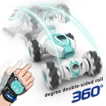 

2.4G Mini Remote Control RC Car Roll Rotary Double-Side Stunt Gesture Induction Twisting Drift Off-Road Cars Dancing Driving Car