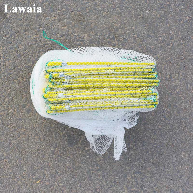 Клетка для креветок Lawaia белая Складная рыболовная сеть лобстер ловушка крабов
